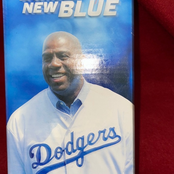 Magic Johnson with Dodger’s jersey on. - Picture 2 of 5